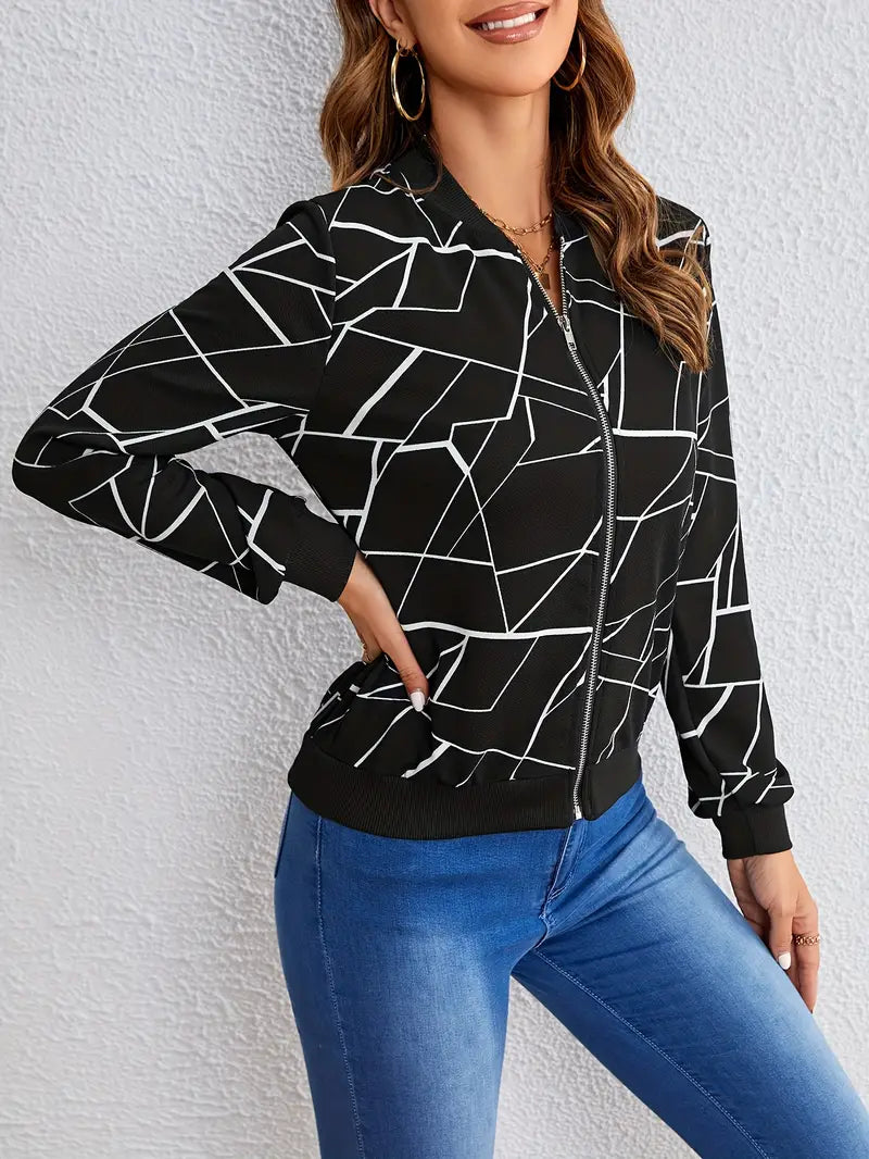 Astrid™ | Den casual lette bomberjakken