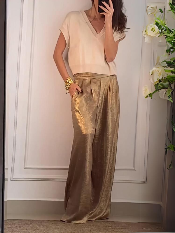 Aina™ | Elegant topp- og buksesett