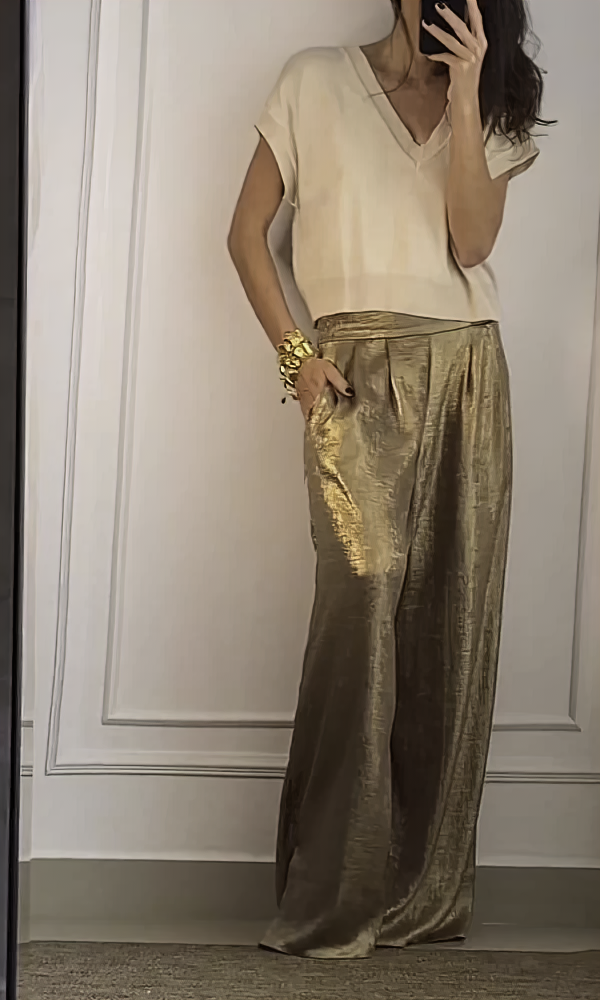 Aina™ | Elegant topp- og buksesett