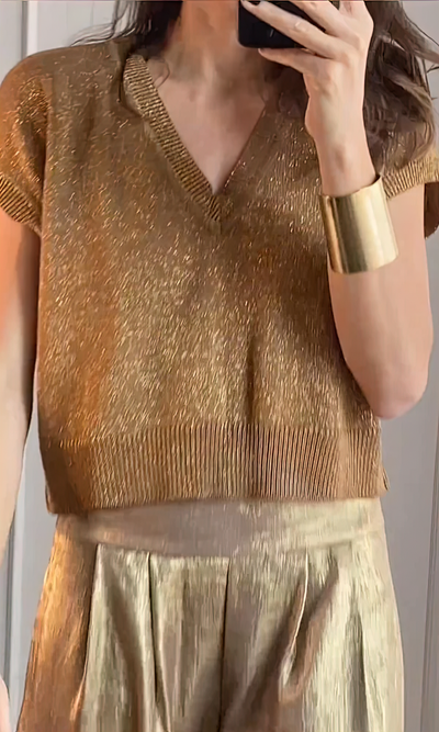Aina™ | Elegant topp- og buksesett