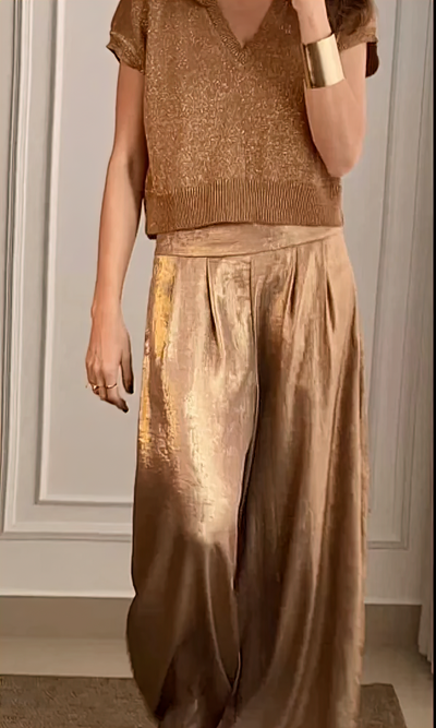 Aina™ | Elegant topp- og buksesett