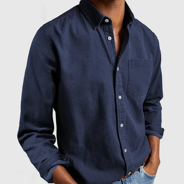 Isak™ | Elegant skjorte med brystlomme