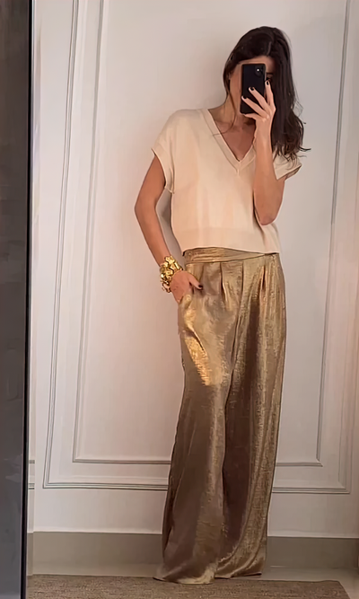 Aina™ | Elegant topp- og buksesett