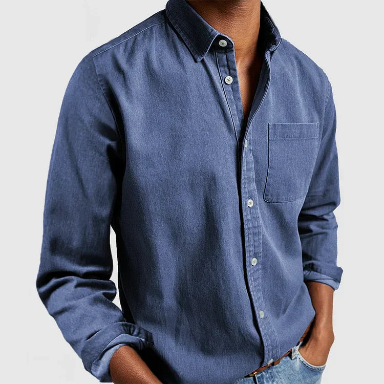 Isak™ | Elegant skjorte med brystlomme