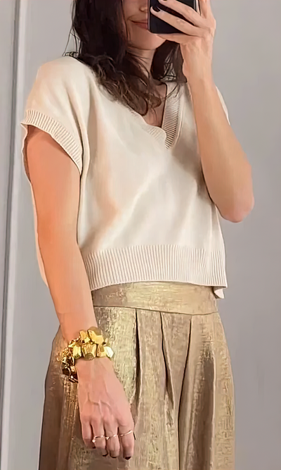 Aina™ | Elegant topp- og buksesett