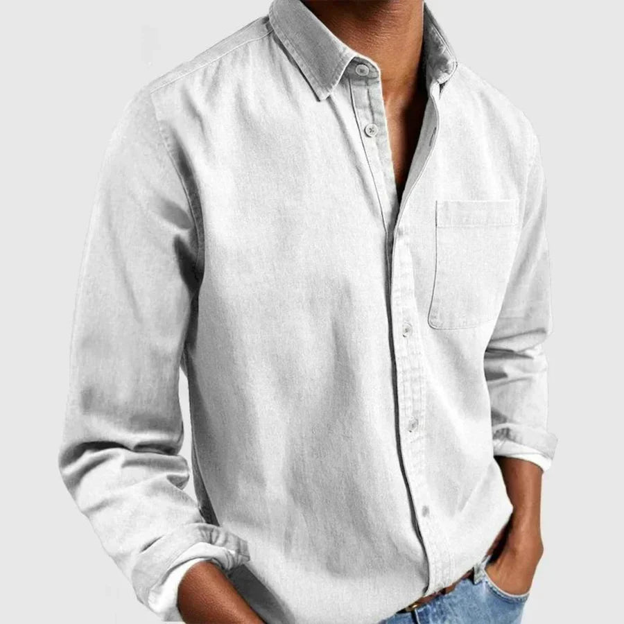 Isak™ | Elegant skjorte med brystlomme