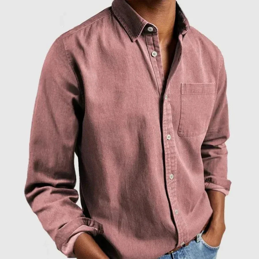 Isak™ | Elegant skjorte med brystlomme