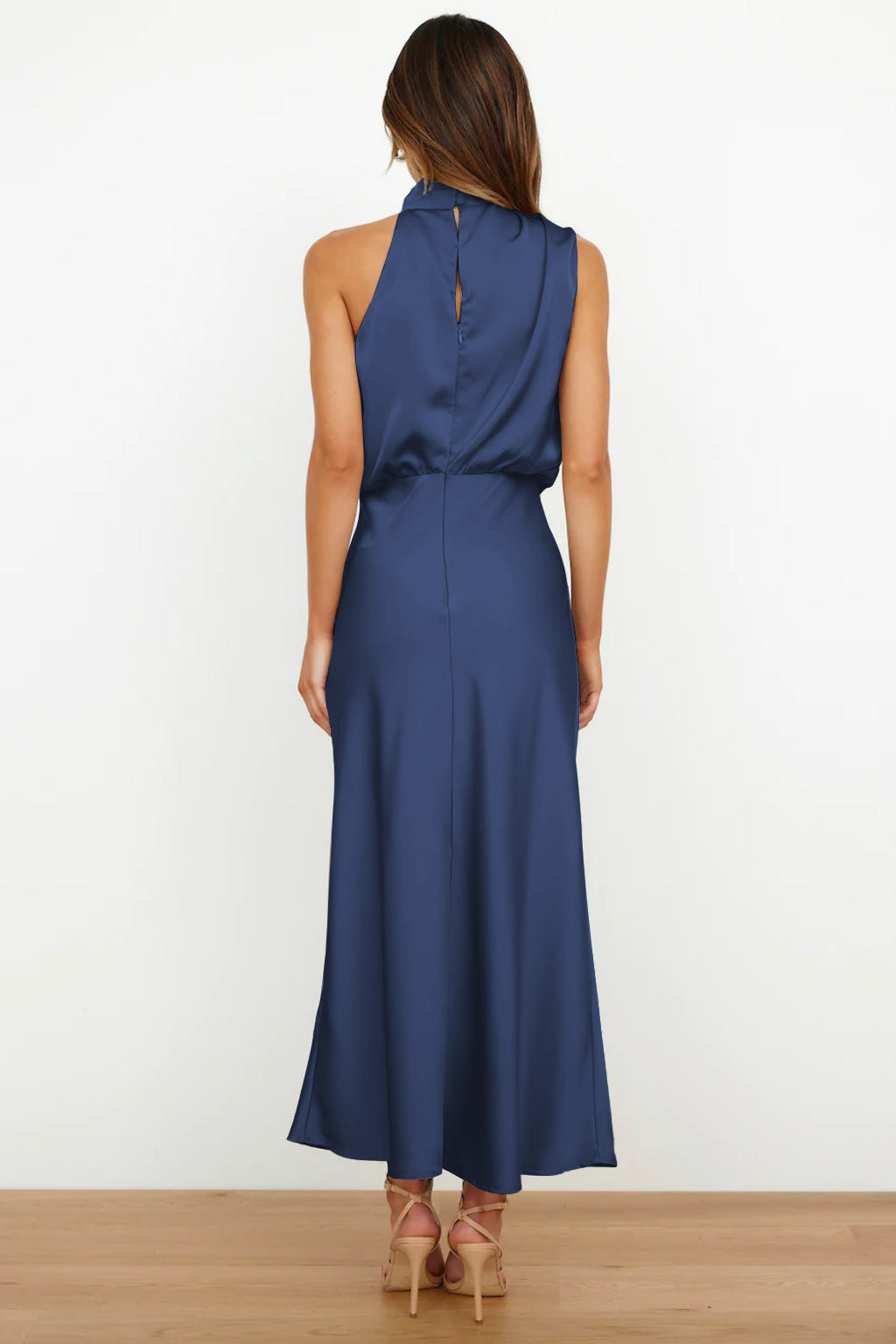 Felicia™ | Lang kjole med halterneck