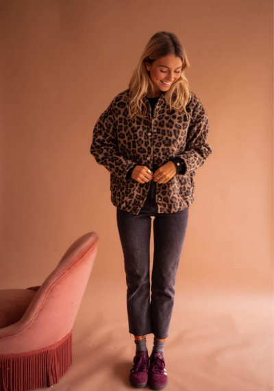 Hailee™ | Leopard-bomberjakken