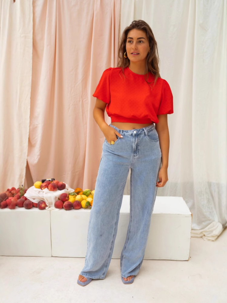 Lova™ | Den cropped blusen