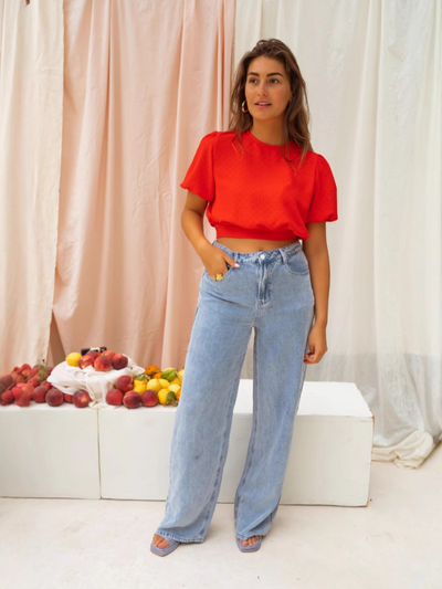 Lova™ | Den cropped blusen