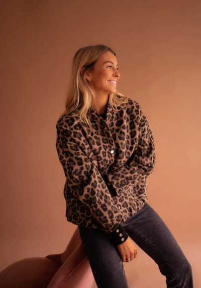 Hailee™ | Leopard-bomberjakken
