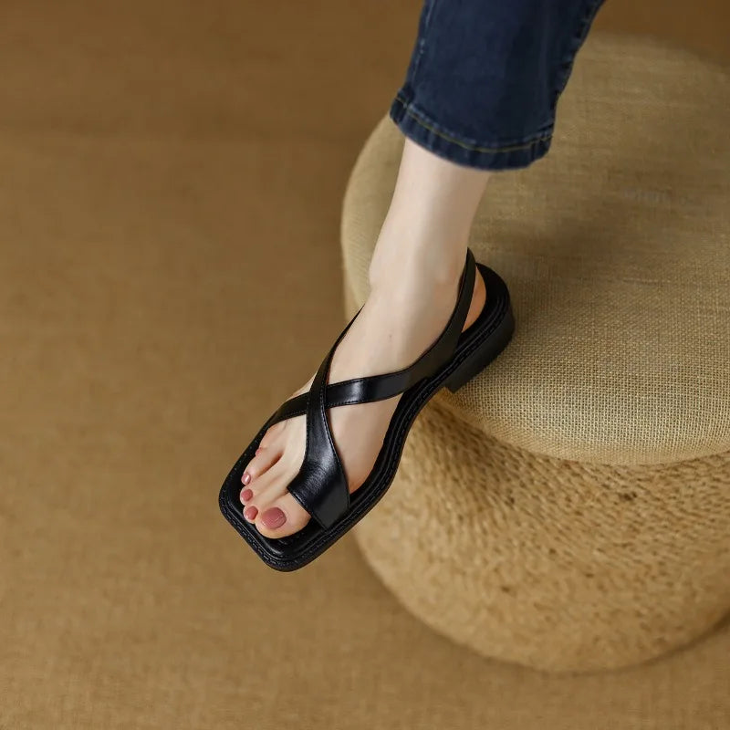 Adela™ | Lær-sandalene