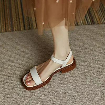 Brina™ | Lær-sandalene
