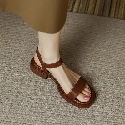 Brina™ | Lær-sandalene