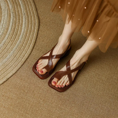 Adela™ | Lær-sandalene