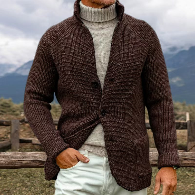Rolf™ | Grovstrikket cardigan