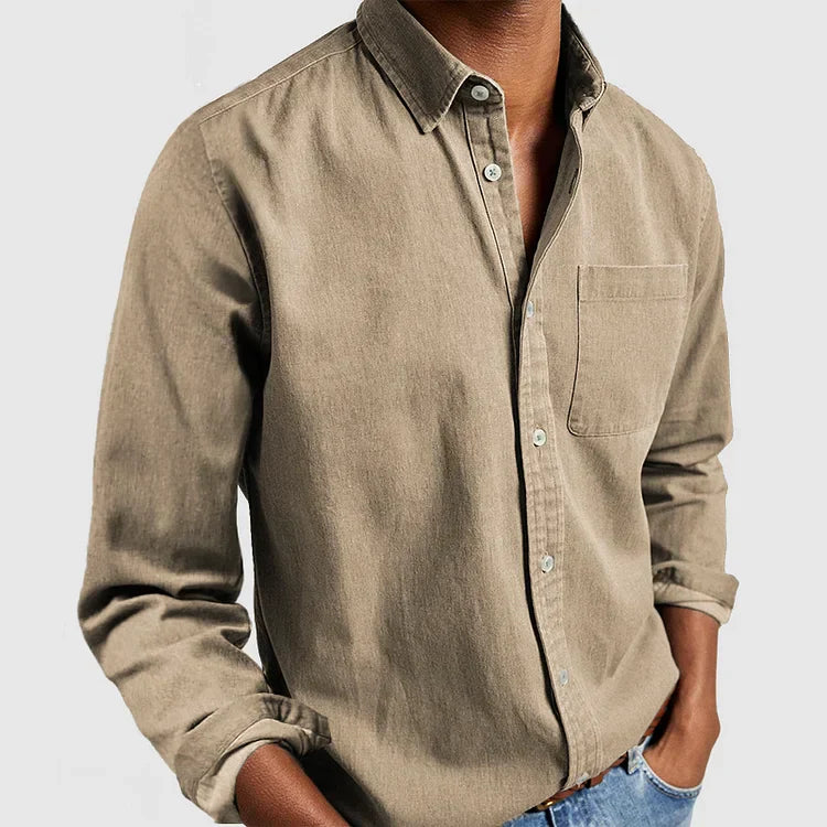 Isak™ | Elegant skjorte med brystlomme