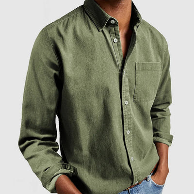 Isak™ | Elegant skjorte med brystlomme