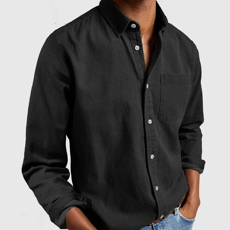 Isak™ | Elegant skjorte med brystlomme