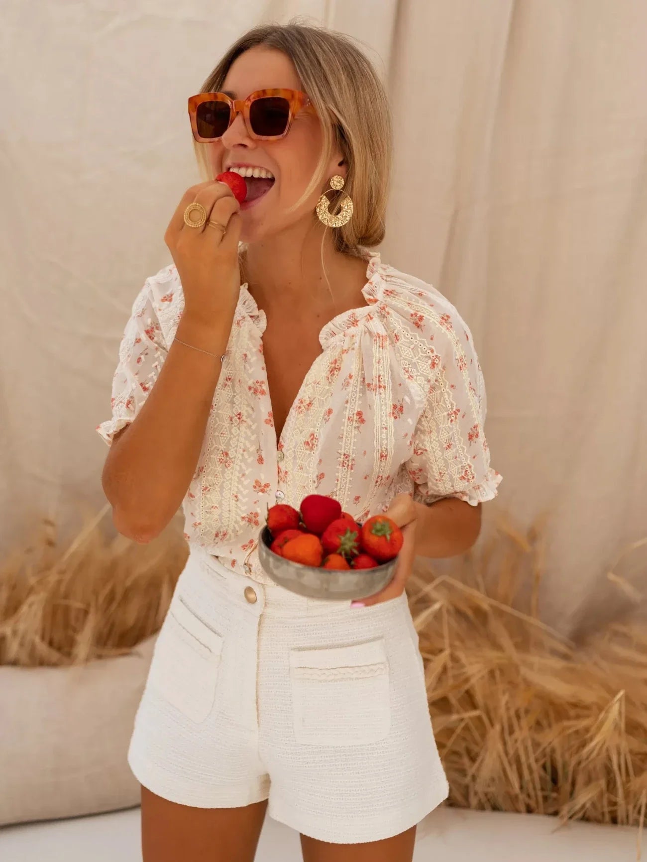 Elyna™ | Blomsterblusen