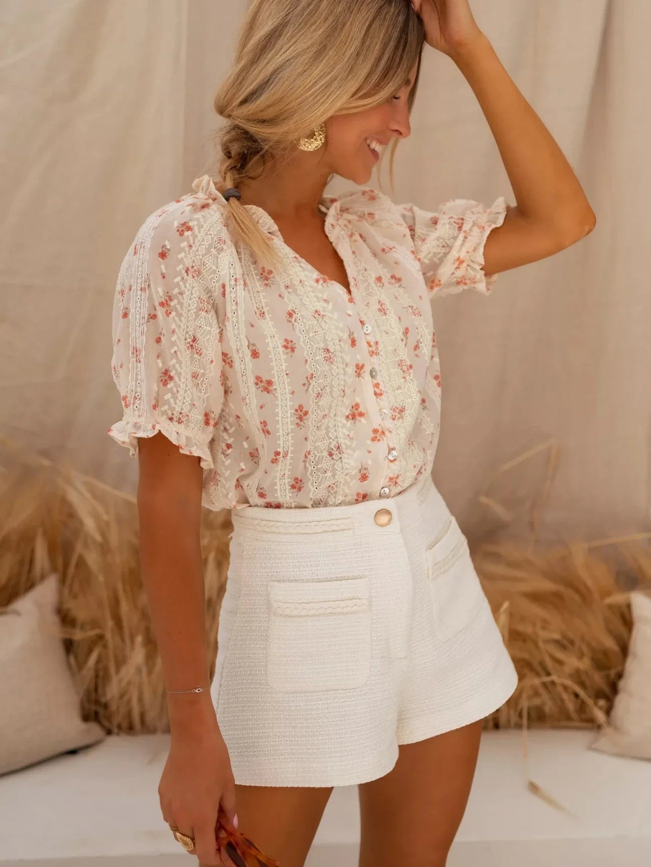 Elyna™ | Blomsterblusen