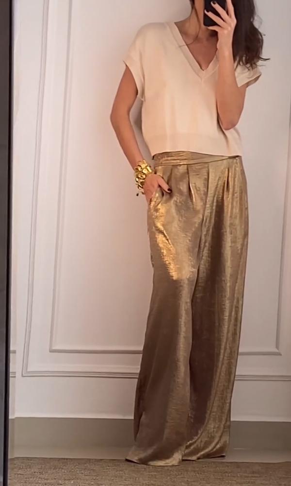 Aina™ | Elegant topp- og buksesett