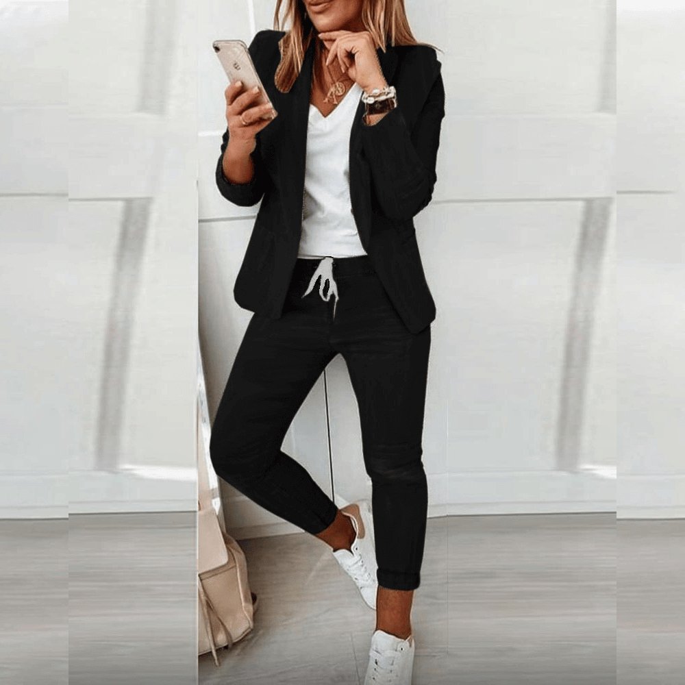Anja™ | Stilig blazer- og buksesett
