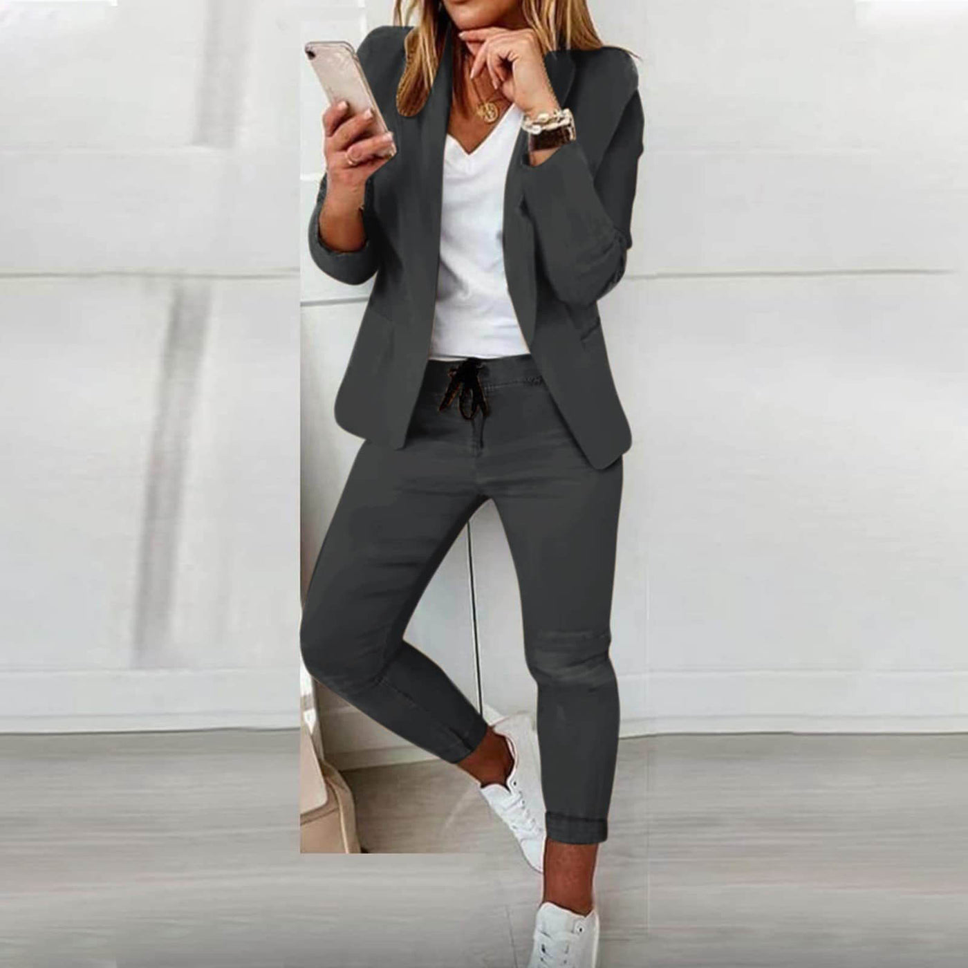 Anja™ | Stilig blazer- og buksesett